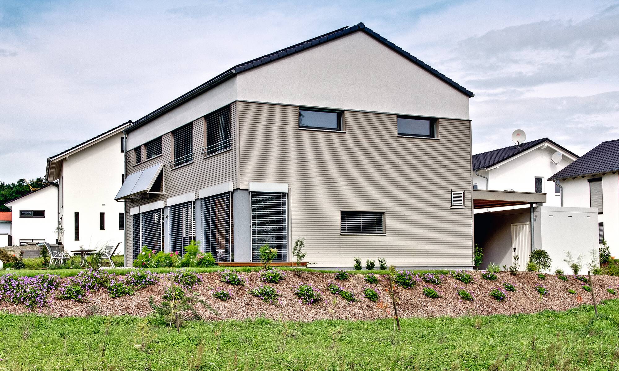 Modern eco-friendly self-build home